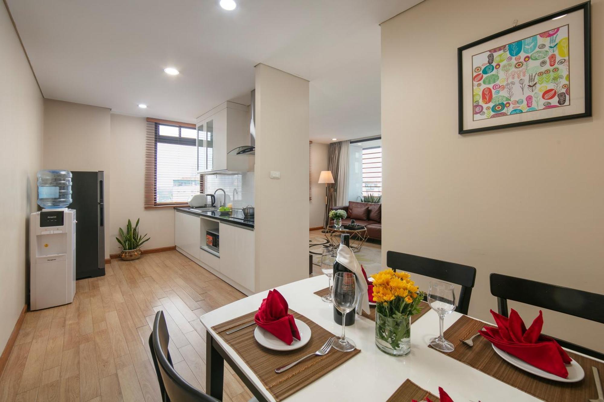 Hb Serviced Apartment - 121B Quan Hoa Hanoi Dış mekan fotoğraf