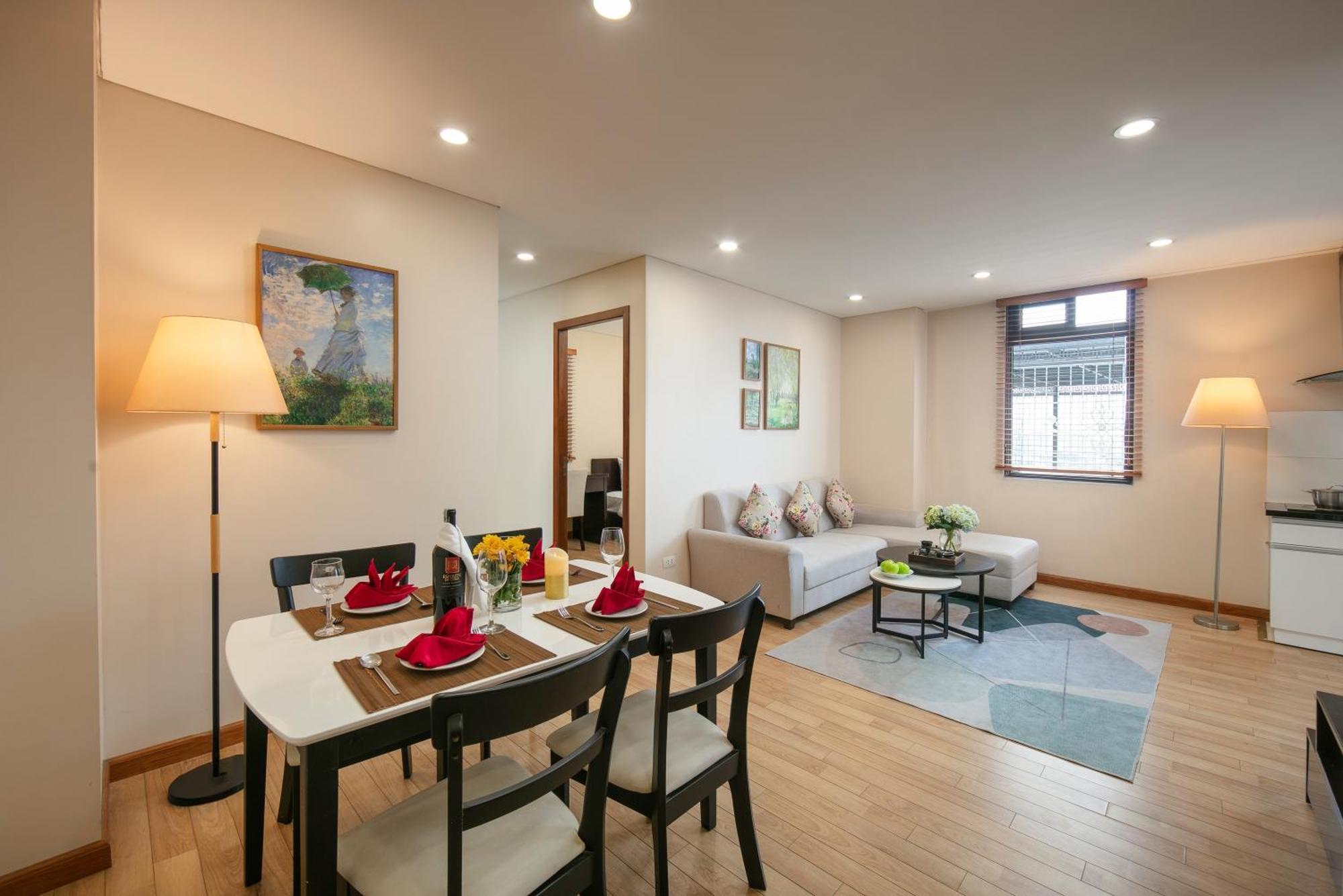 Hb Serviced Apartment - 121B Quan Hoa Hanoi Dış mekan fotoğraf
