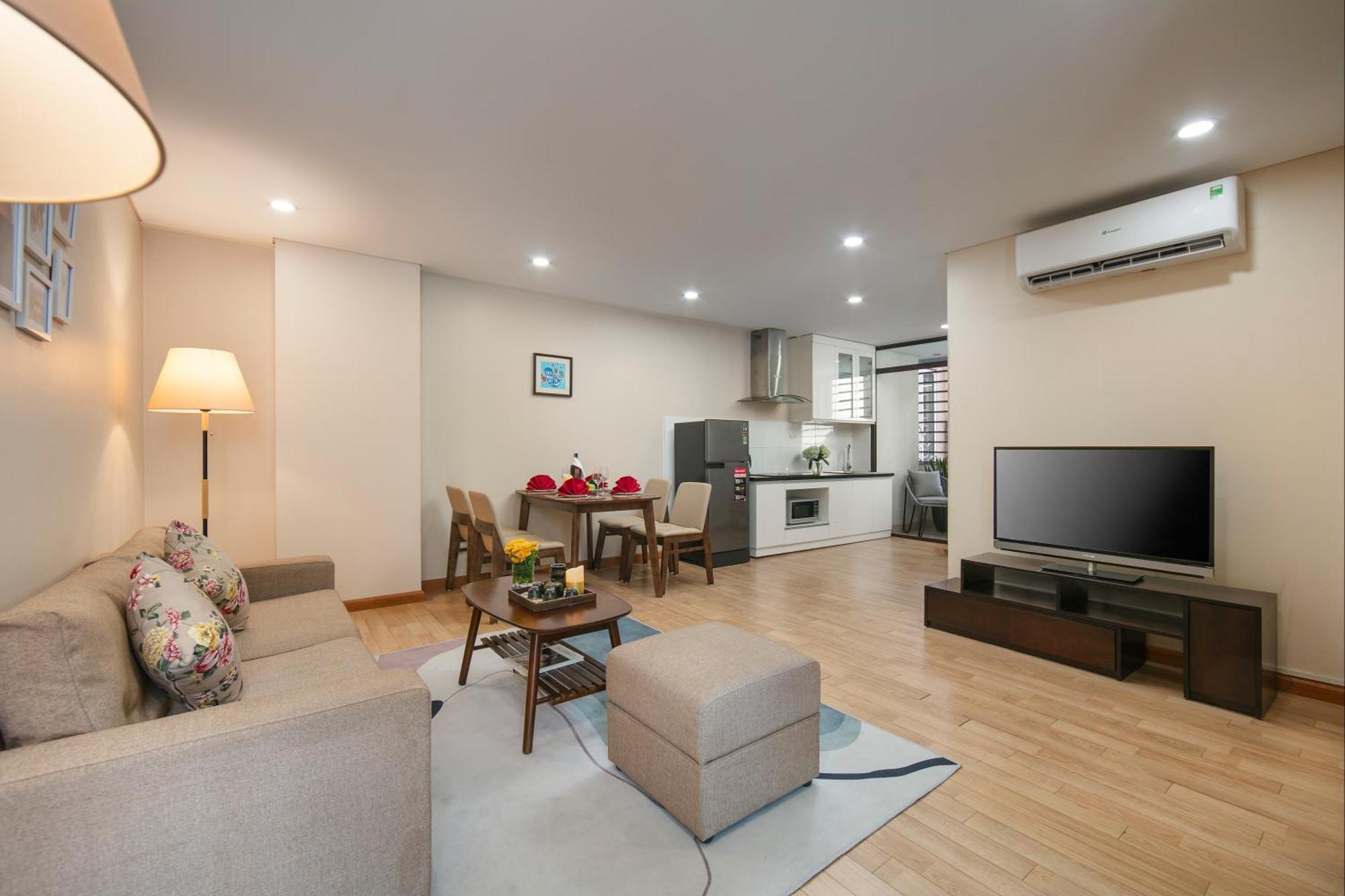 Hb Serviced Apartment - 121B Quan Hoa Hanoi Dış mekan fotoğraf